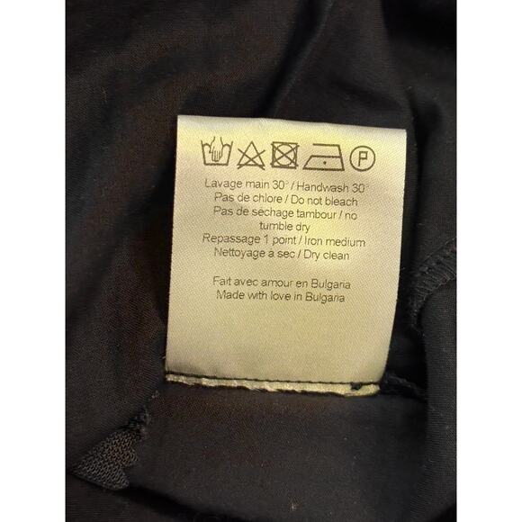 Sézane polka dot chiffon dress EU 34 US 2  sheer sleeve Parisian cocktail party - Picture 14 of 15